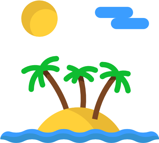Island Free Icon - Isle Cartoon (512x512)