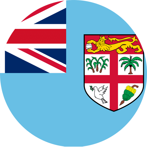 Popular, Yet Still Areas And Islands Where You'll Only - Fiji Flag Round (500x500)
