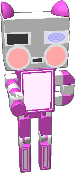 For Some Reason It Walks Only If It Sees A Villain - Robot (768x768)