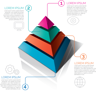 Infographic Pyramid Free Vector And Png - Diagram (1200x628)