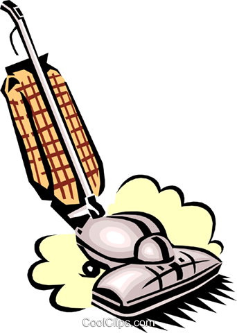 Vacuum Cleaner Royalty Free Vector Clip Art Illustration - Vacuum Clip Art (342x480)