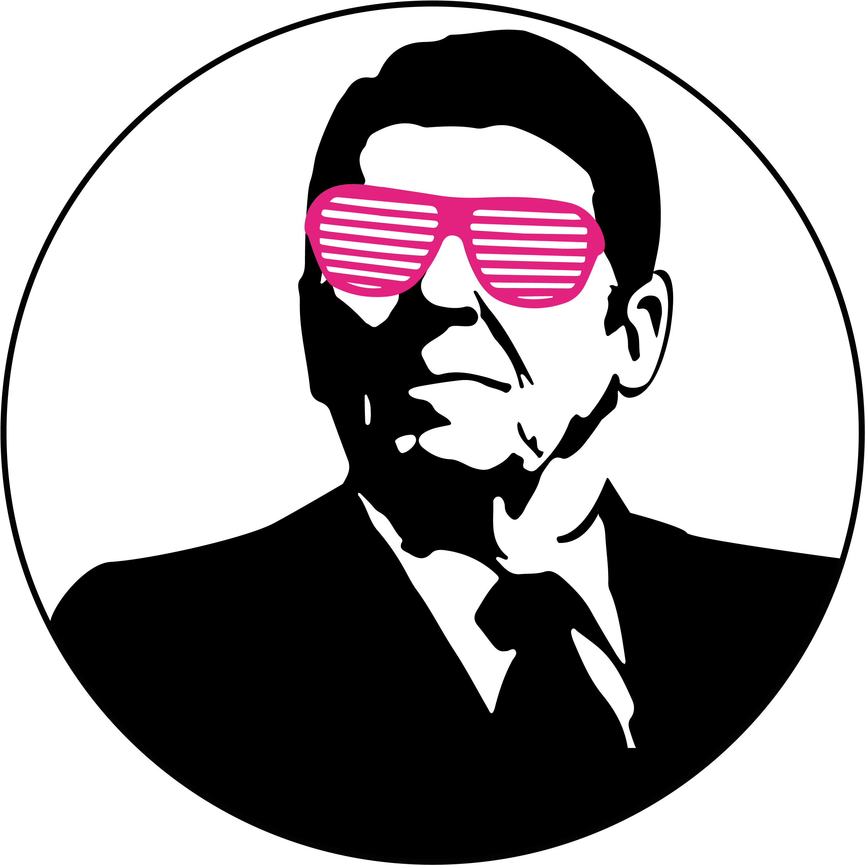 Rockin Ronnie - Illustration (2983x3026)