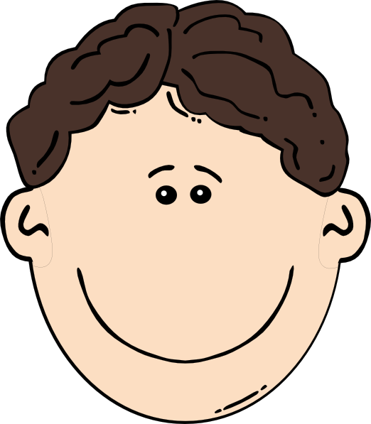 Bb Cliparts - Boy Face Clipart (522x597)