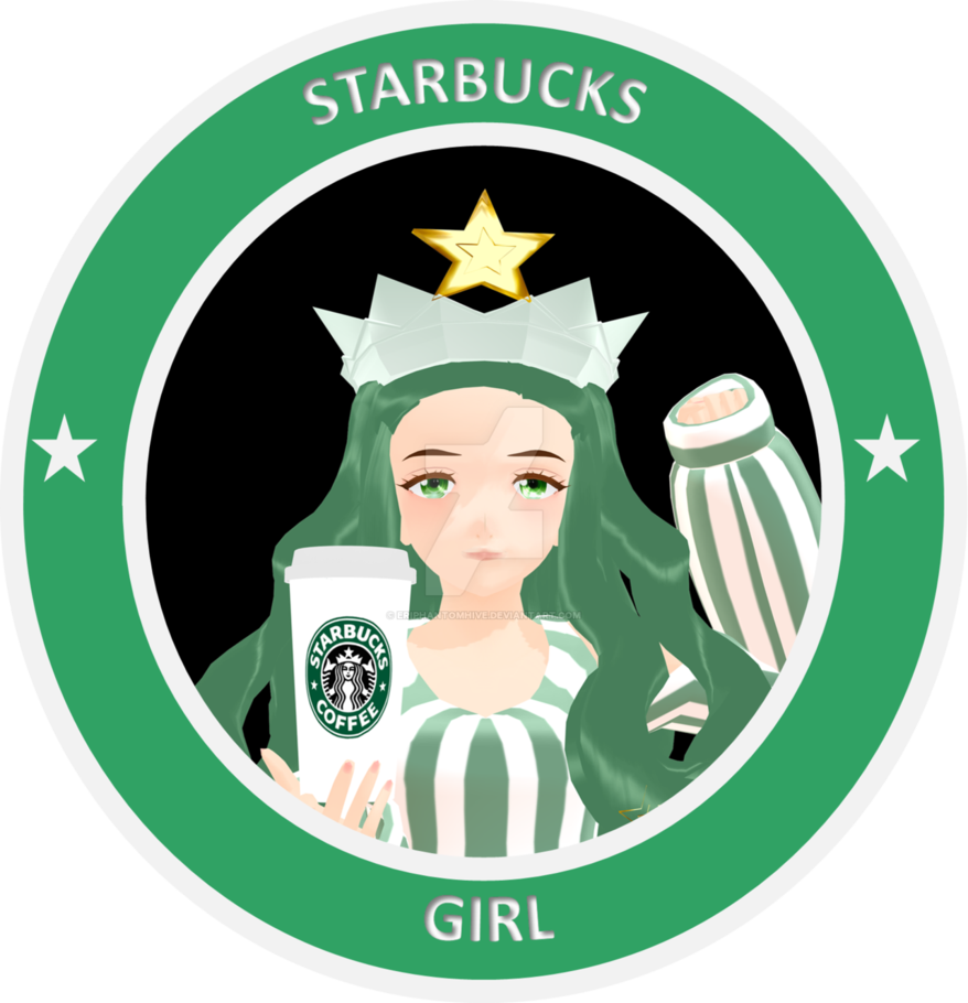 Oc] Starburcks Girl - Deviantart (878x910)