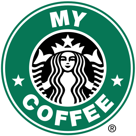 Festisite Logo Generator With Personalized Text Silhouette - Create Your Own Starbucks Logo (450x450)