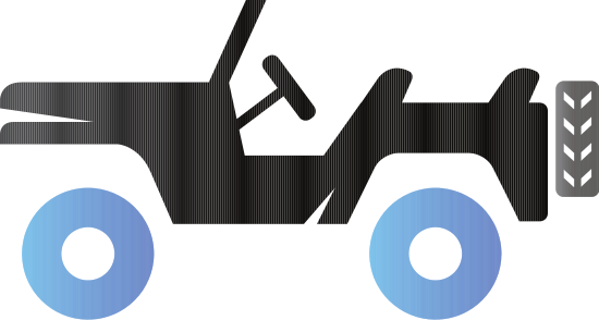 Duo Tone Icon - Military Vehicle (550x294)