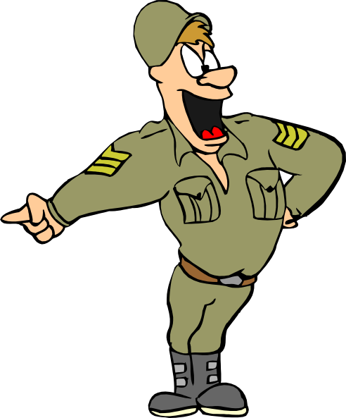 Army Sargeant Clip Art At Clker Com Vector Clip Art - President Of The United States (492x593)