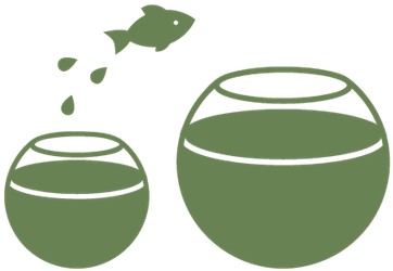 The Starbucks Foundation Team Celebrates After A Successful - Fish Bowl Jump Icon (433x300)