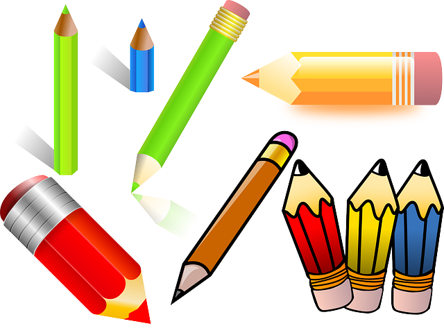 Colorful Office, Pencils, Color, Colors, Writing, Colorful - Lapis De Cor Desenho (640x483)