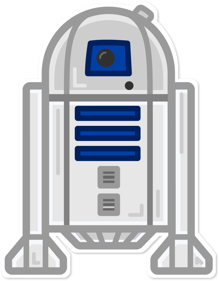 Adesivo R2d2 Droid De Pedro Tonelona - Gadget (962x962)