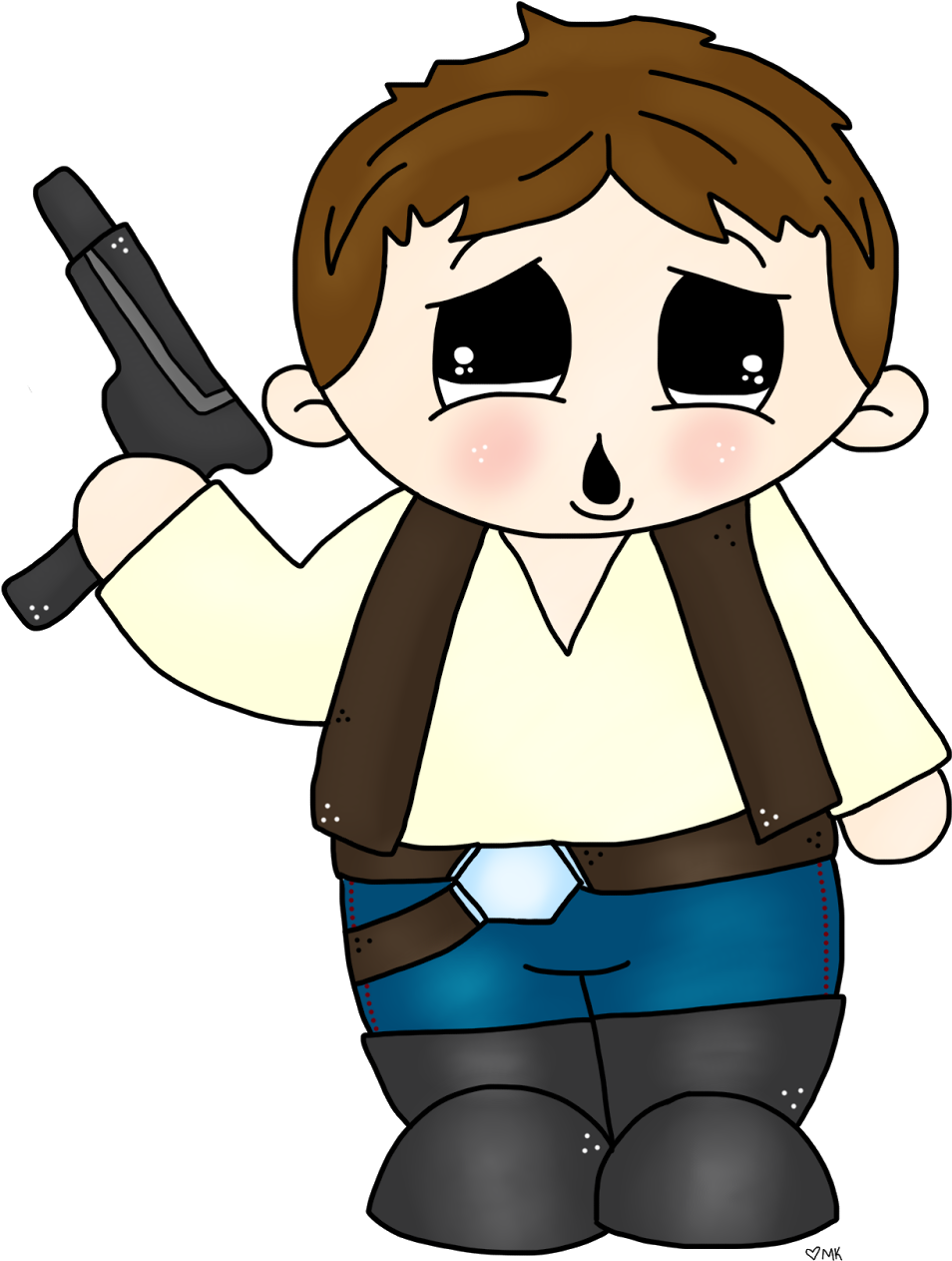 R2d2 - Cartoon (1200x1600)