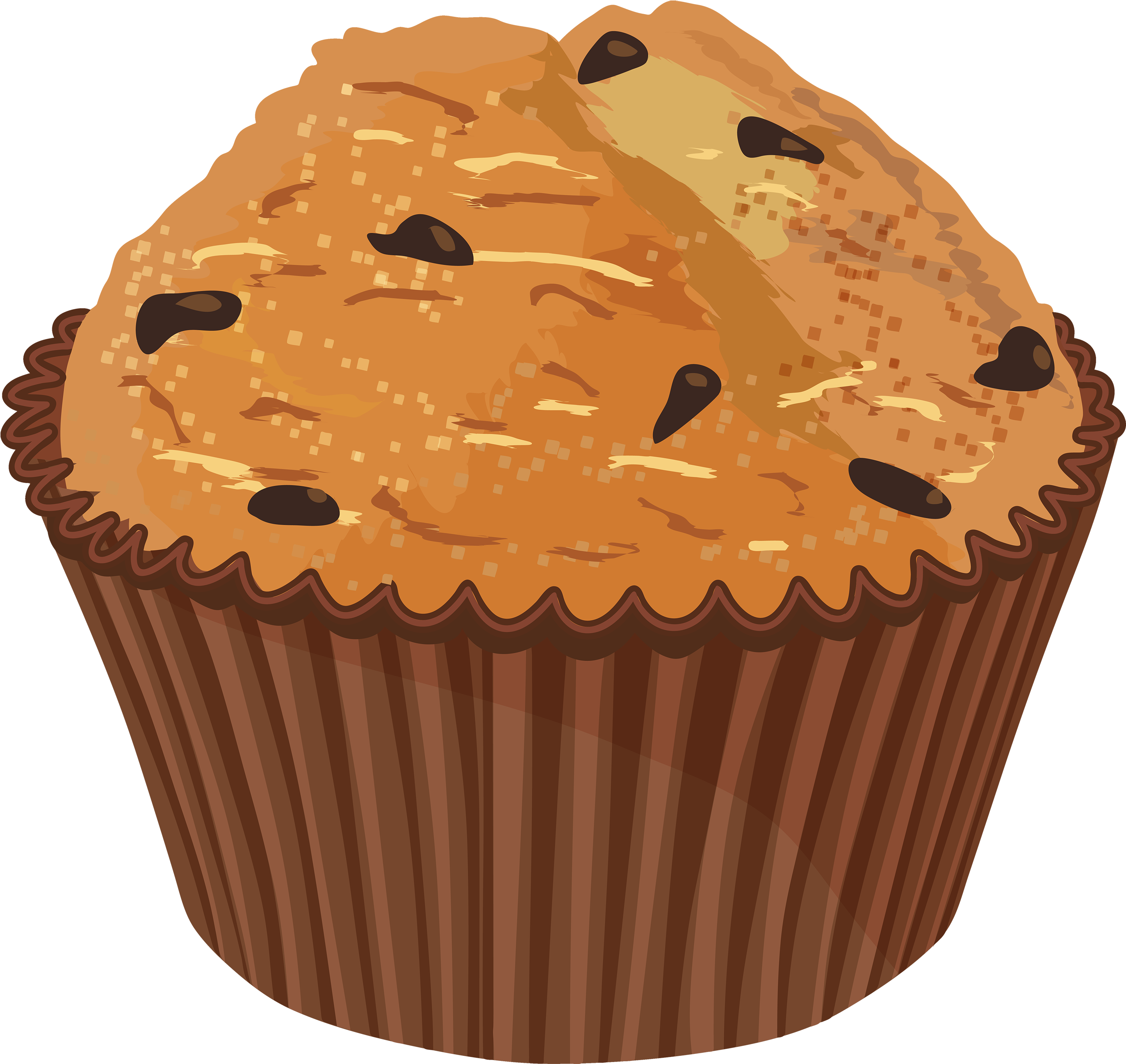 Brown Clipart Muffin Pencil And In Color Brown Clipart - Muffin Clipart (3000x2837)