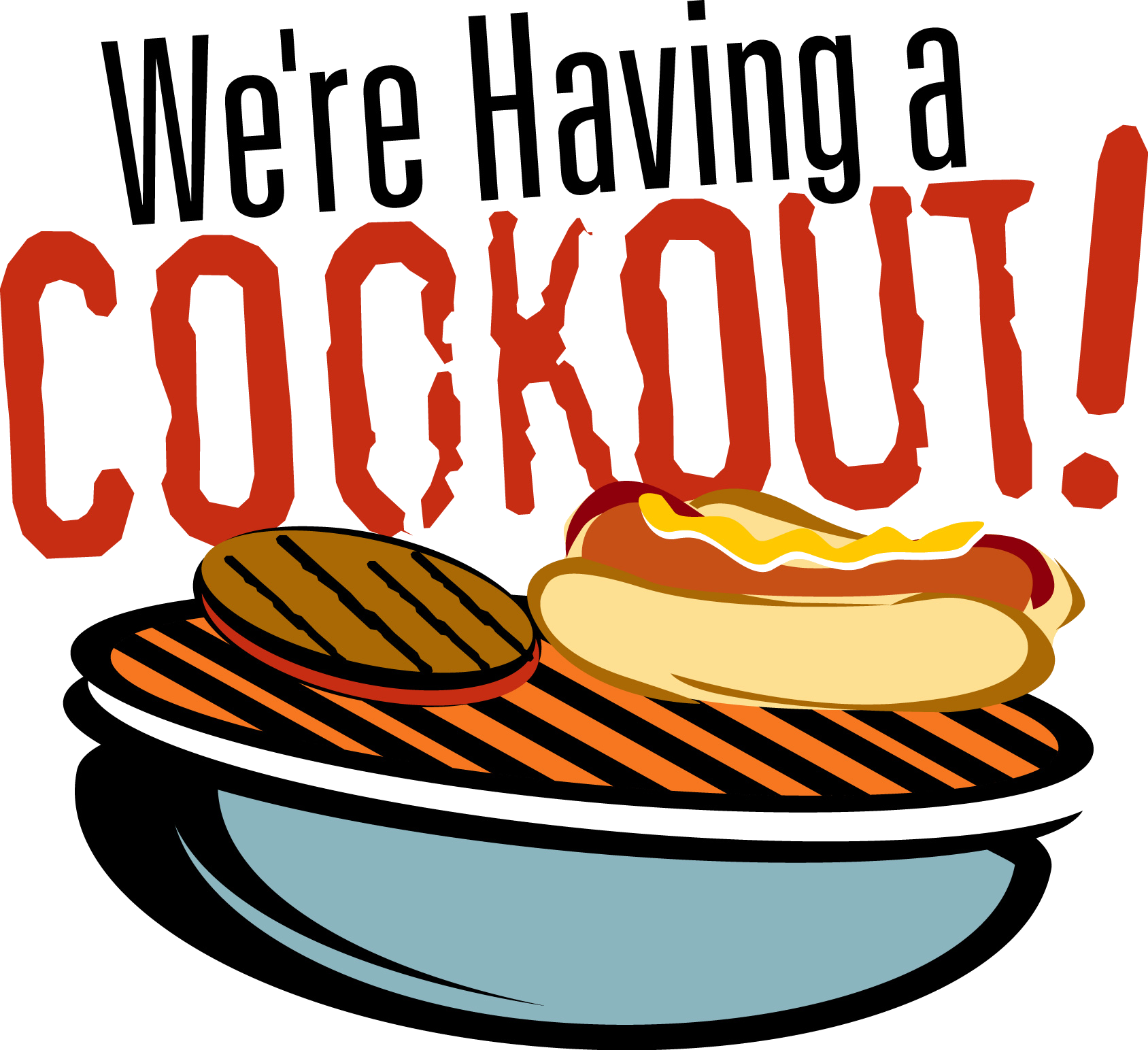 Cookout Clip Art Medium Size - Grill Out Clip Art (1688x1544)