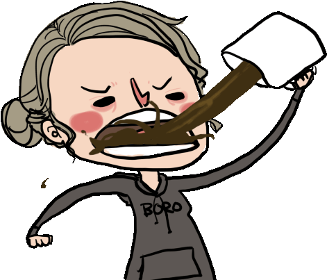 Increased Life Span - Drinking Coffee Gif Transparent (582x430)