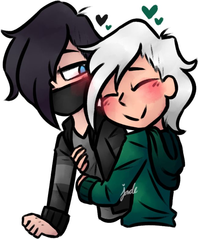 Zanvis Hug By Eggheadjade - Aphmau Zane (822x971)