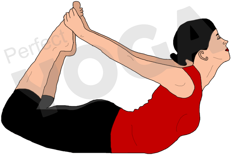 Yoga For Health By Doing Dhanurasana - Crunch (900x900)