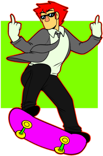 Skateboarding Clip Art - Clip Art (500x518)