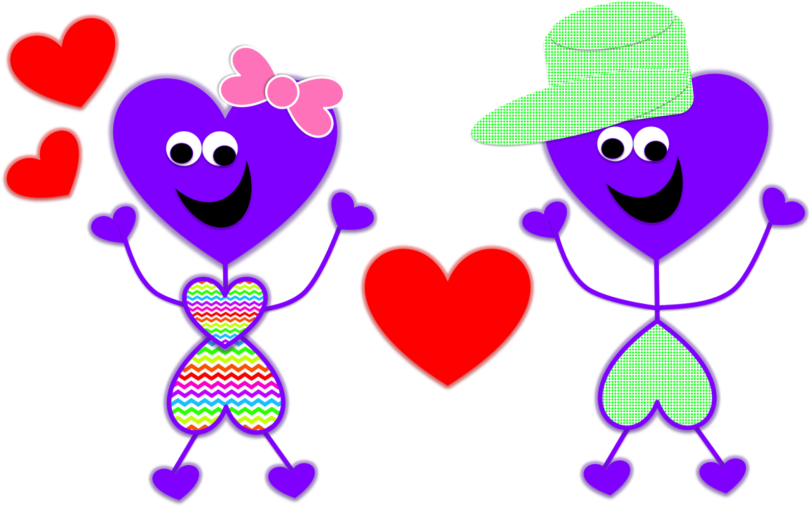 Valentine Day Clipart Images Download - Happy Valentine Day For Friend (1600x1002)