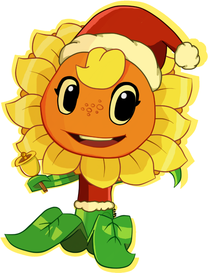 Solar Flare's Christmas By Zerociel1234 - Pvz Solar Flare Is Hot (846x944)
