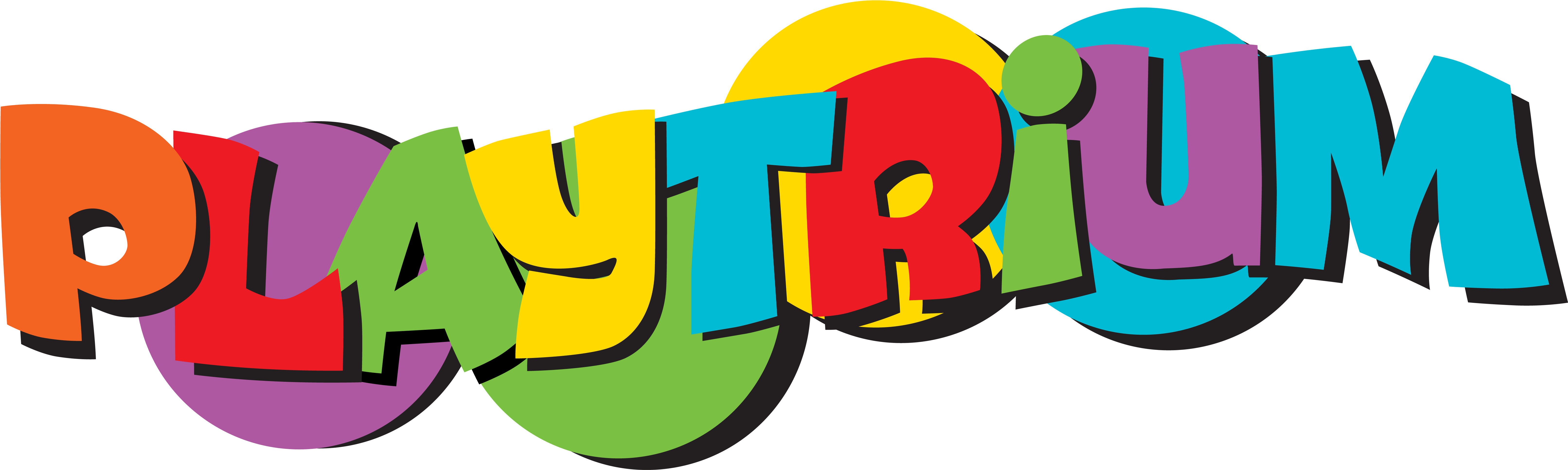 Kingston's Largest Indoor Play Centre - Playtrium Kingston Logo (6446x2075)
