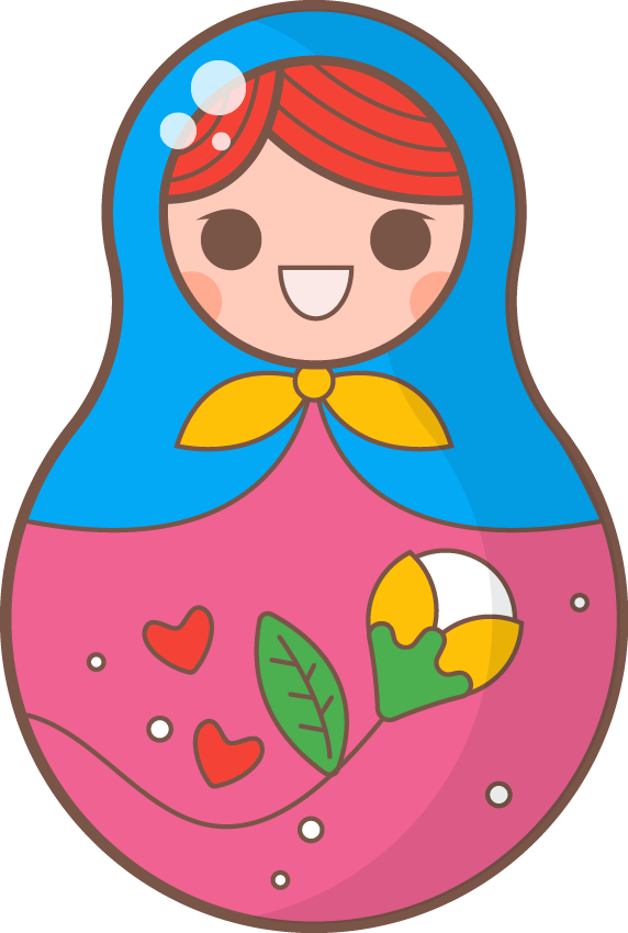 Matryoshka Doll Clip Art - Doll Clip Art (572x850)