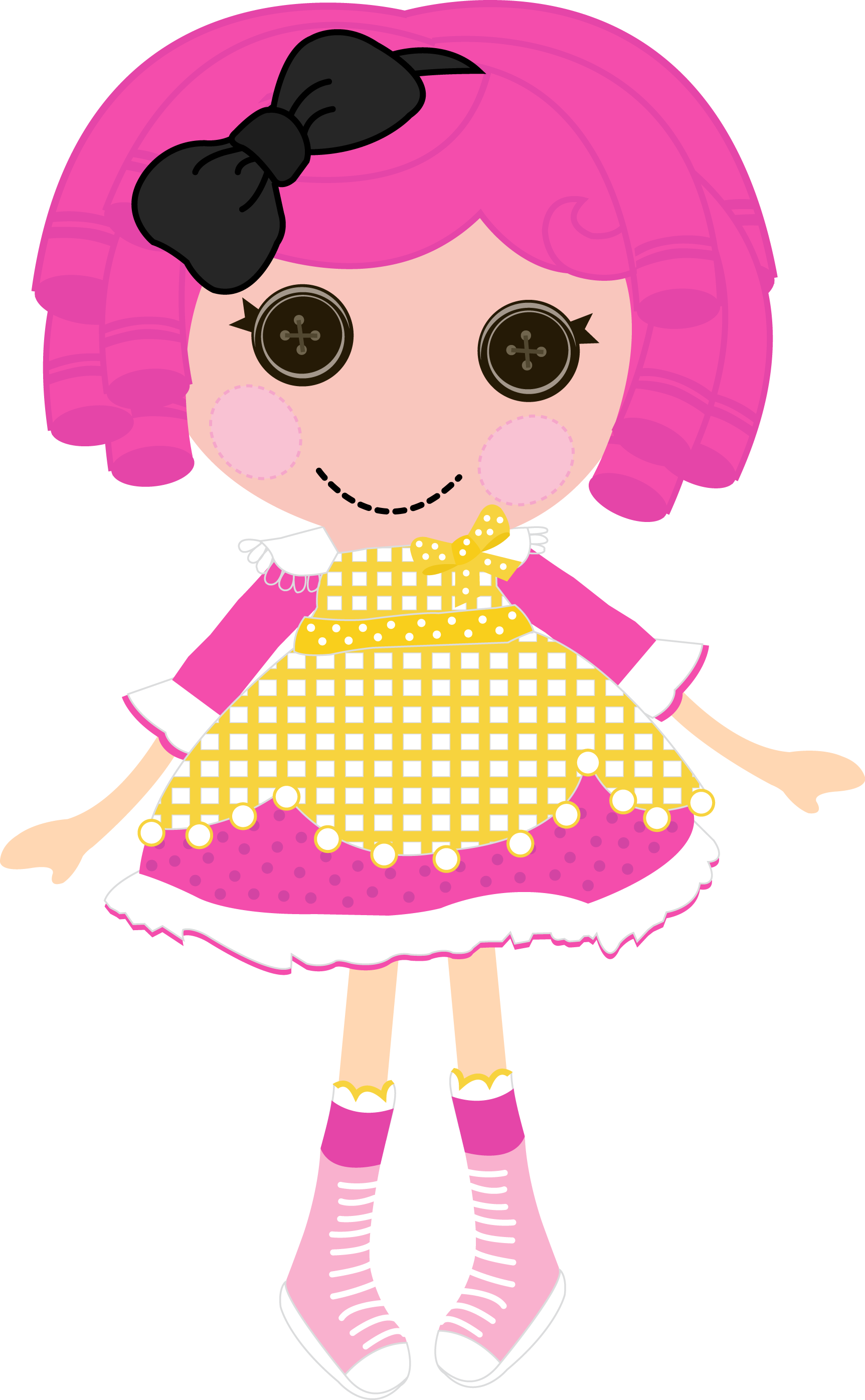 Doll Clipart Loopsy - Lalaloopsy Clip Art (1725x2792)