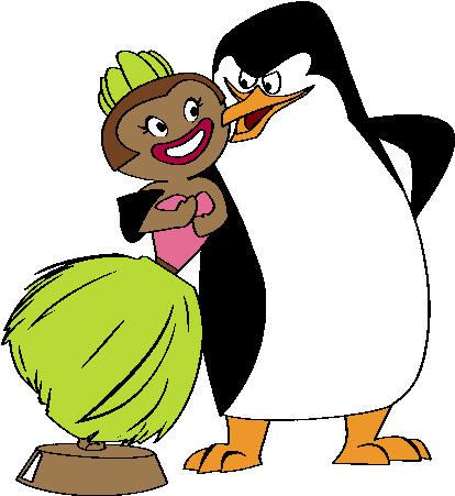 Doll Clipart Animated - Madagascar 2 (420x465)