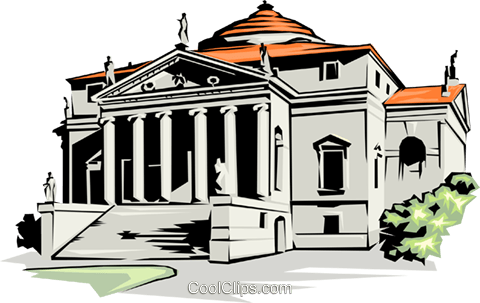 Villa Rotunda By Andrea Palladio Royalty Free Vector - Museum (480x303)