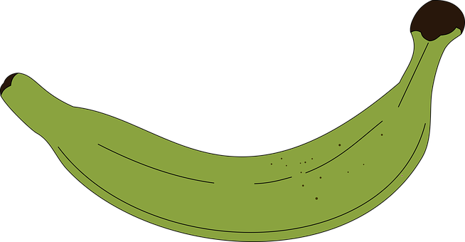 Illustration, Icon, Banana, Banana Male - Platano Vector Png (654x340)