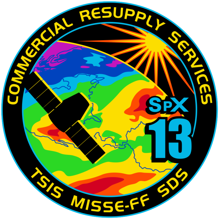 Sds Page Cliparts 4, Buy Clip Art - Spacex Crs 13 Patch (768x768)