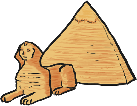 Pyramid Of Egypt Clipart 2 By Jessica - Facts About Egypt For Kids (498x416)