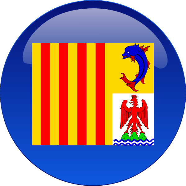 Provence Flag Clip Art - Provence Alpes Cote D Azur (600x600)