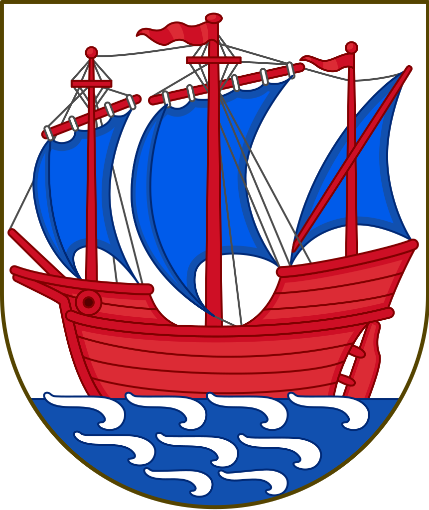 Columbus Day Clip Art 7, Buy Clip Art - Kerteminde Byvåben (861x1024)