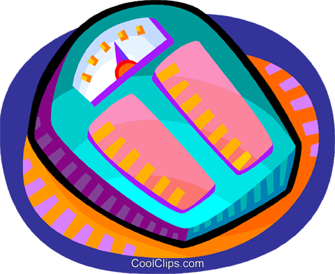 Bathroom Scale Royalty Free Vector Clip Art Illustration - Circle (480x392)
