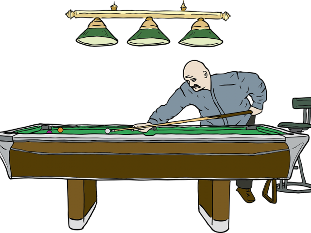 Snooker Clipart Pool Player - Cue Sports (640x480)