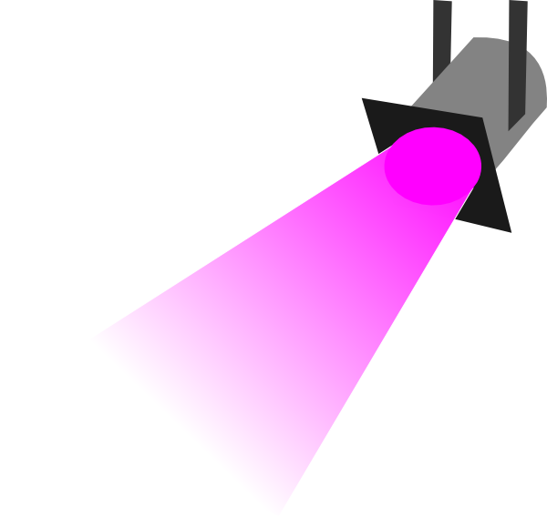 Spotlight Stage Lights Clip Art Clipart Image - Licht Disco (600x568)