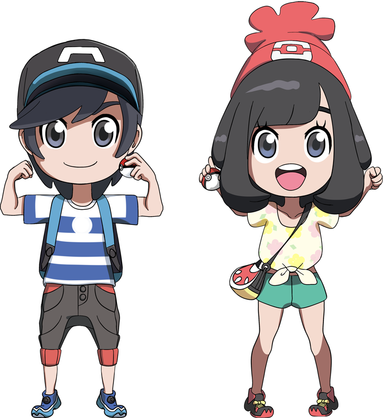Pokemon Sun And Moon Trainers By Syker-six - Pokemon Trainers Sun And Moon (759x827)