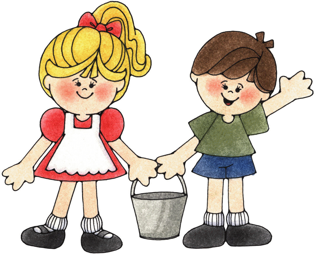 Nursery Rhymes Clip Art Free - Jack And Jill Nursery Rhyme (1080x875)