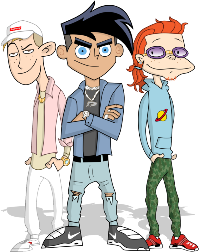Cartoon Rap Group By Joshisjagged - Cartoon Style Rappers (894x894)