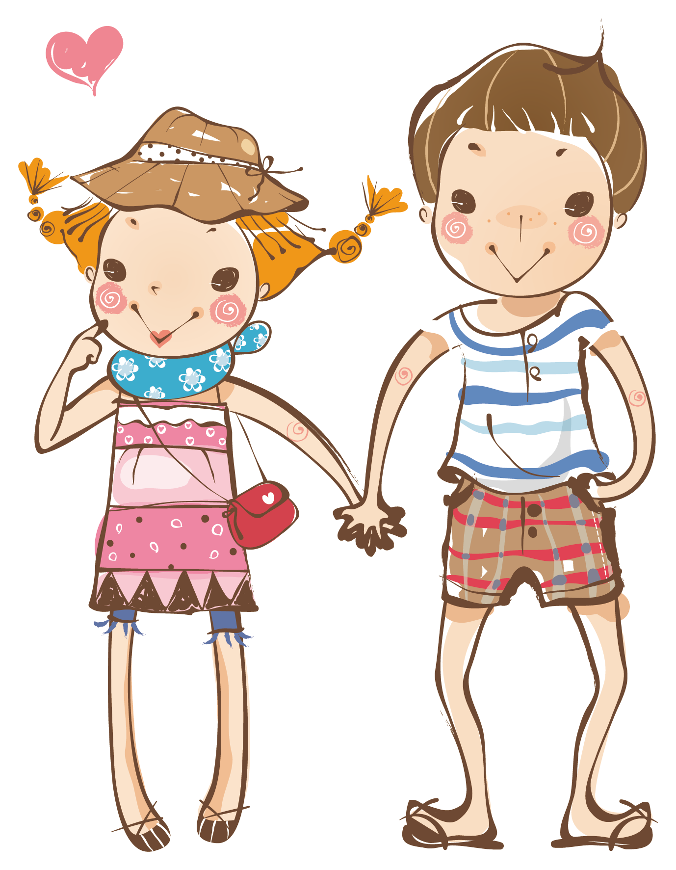 Child Cartoon Beach Illustration - Cartoon (1378x1773)