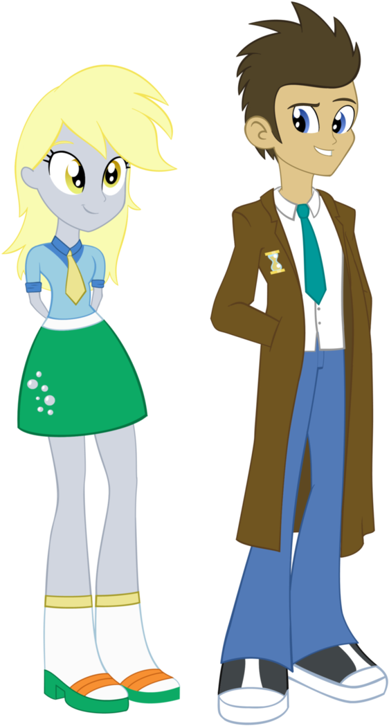 The Time Lord And The Equestrian Girl By Rebron-y - Derpy Hooves (753x1061)