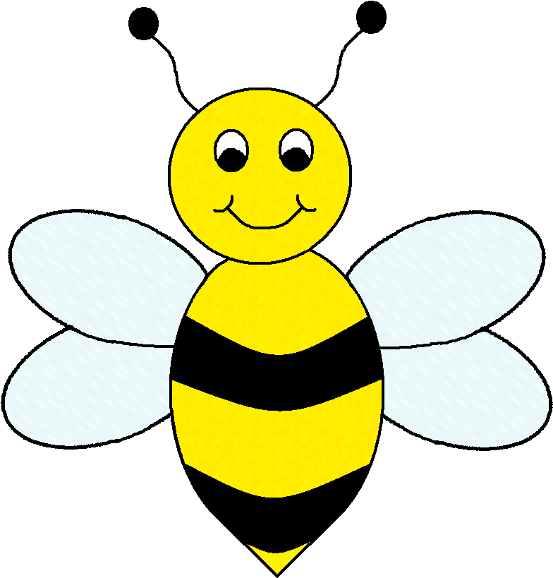Bumble Bee Clip Art - Bee Clipart (804x857)
