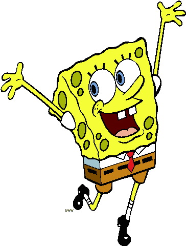 Famous Cartoon Characters Clipart - Spongebob Squarepants: The Complete First Season (363x499)