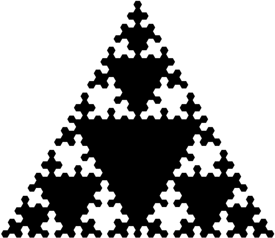 Sierpinskis Triangle Png Clip Arts - Clip Art (600x520)
