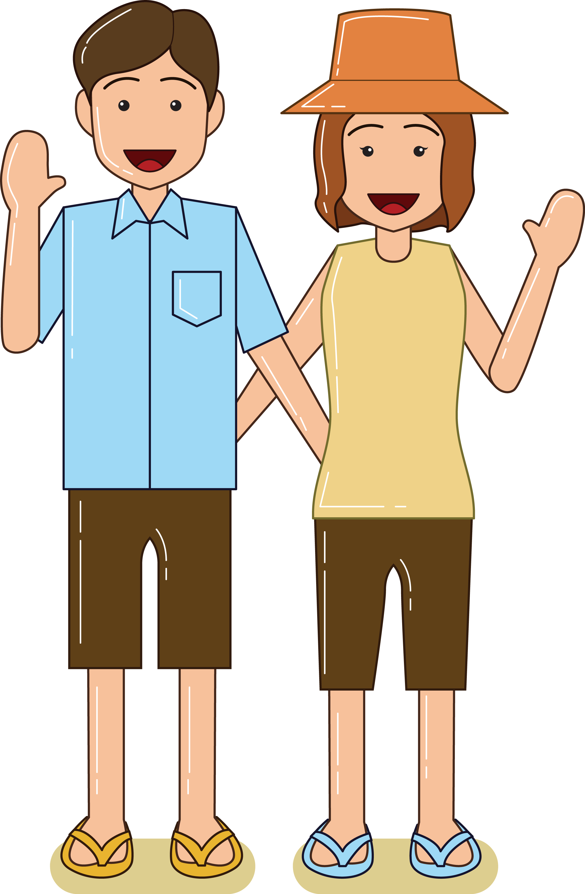 Cartoon Couple - Cartoon Couples - Marido Y Mujer Animado (2252x3441)