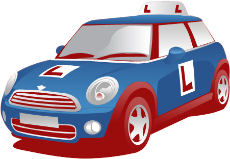 Other Drivers Clipart - Learner Driver Clipart (465x325)