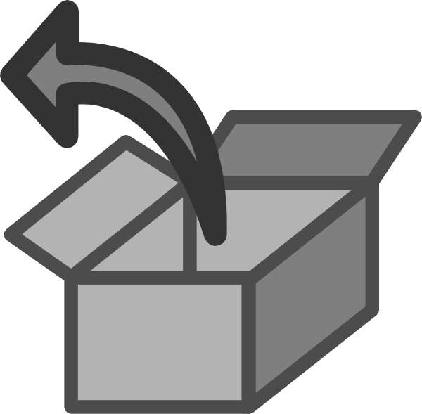 Unpacking Cliparts - Extraccion Icono (600x589)