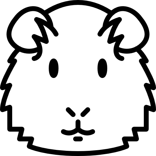 Guinea Pig Heag Free Icon - Guinea Pig Logo (512x512)
