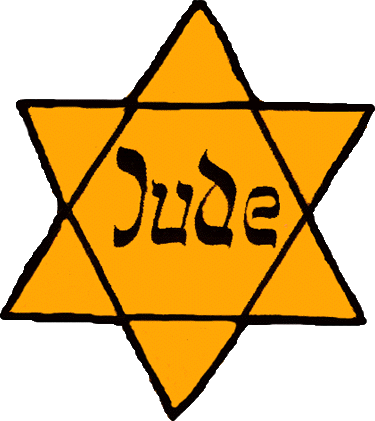 Return Of The Yellow Star - Yellow Star Of David (375x421)