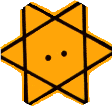 Photographs Amp Overview Of Jewish Badges In The Holocaust - Yellow Star Of David (400x378)
